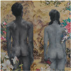 Idylle 4, 180 x 180cm, Oil on Linen, 2009